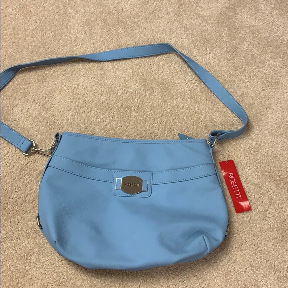 Rossetti blue crossbody bag NWT